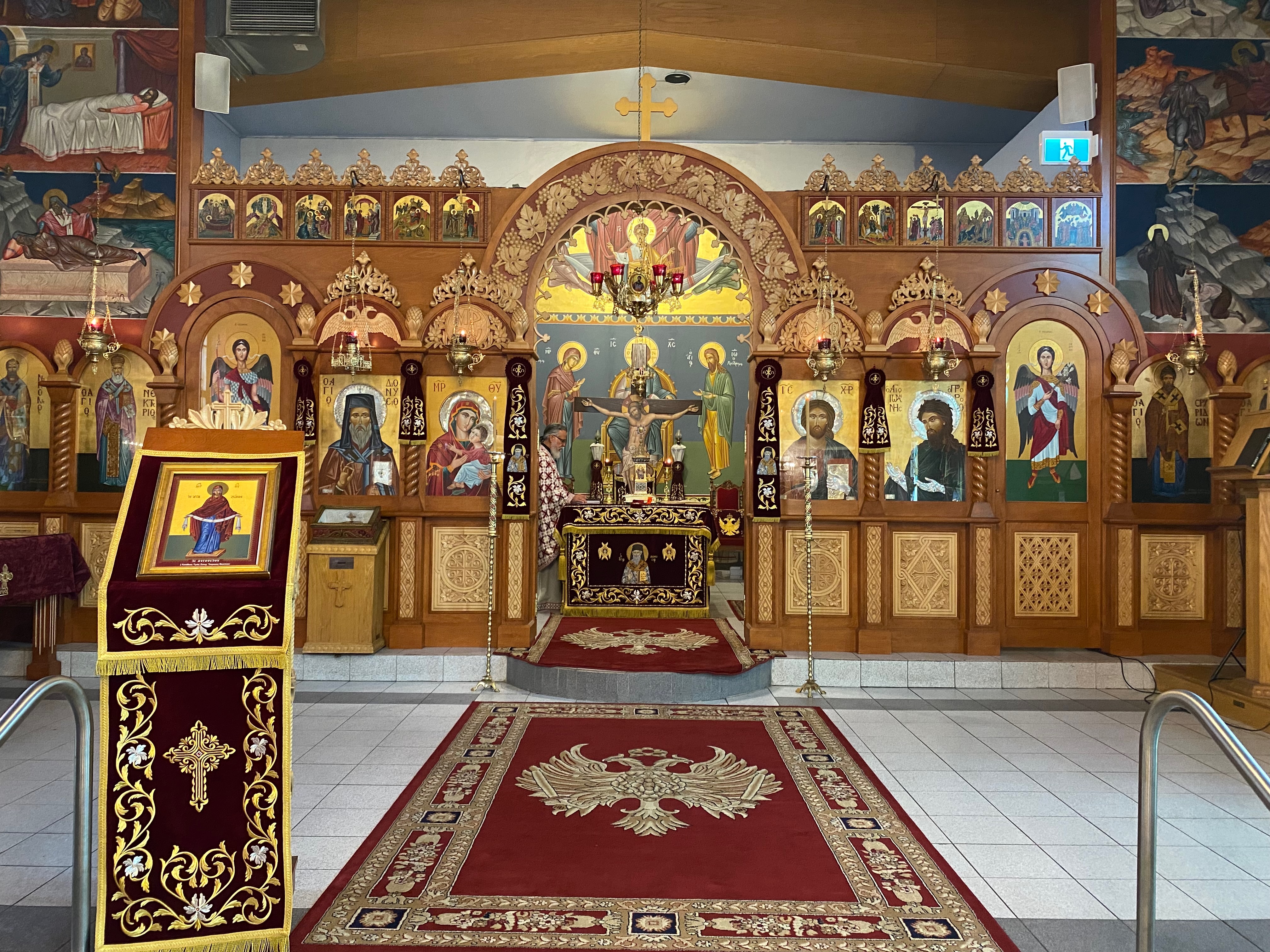 Greek Orthodox Church building or icon